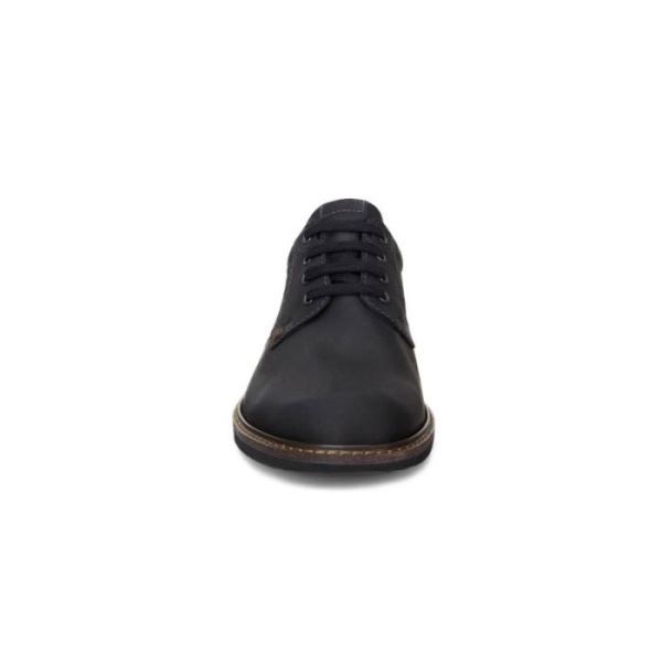 ECCO SHOES -TURN GTX PLAIN TOE TIE-BLACK/BLACK