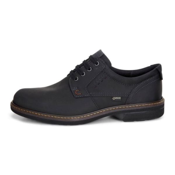 ECCO SHOES -TURN GTX PLAIN TOE TIE-BLACK/BLACK