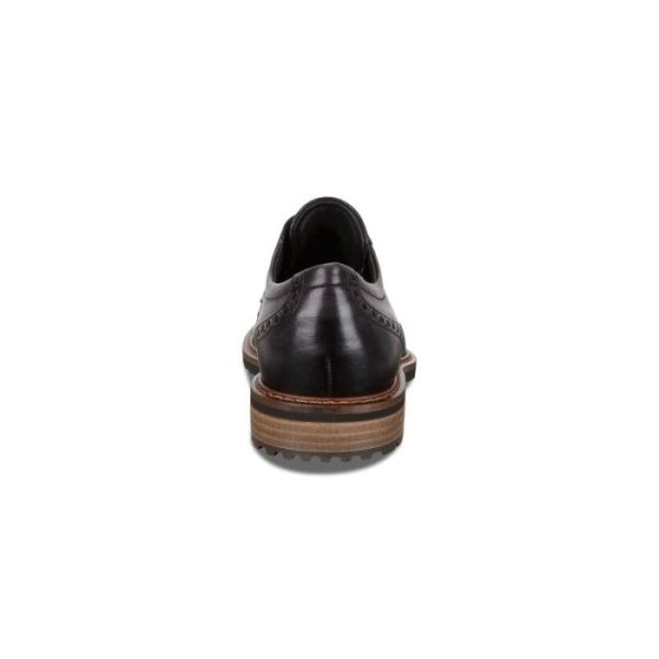 ECCO SHOES -VITRUS I WING TIP TIE-MOONLESS
