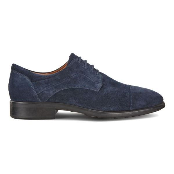 ECCO SHOES -CITYTRAY MEN'S CAP TOE-NIGHT SKY