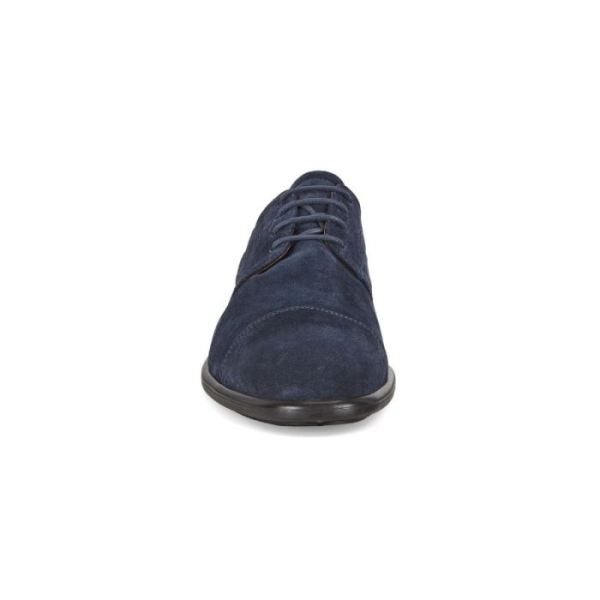 ECCO SHOES -CITYTRAY MEN'S CAP TOE-NIGHT SKY