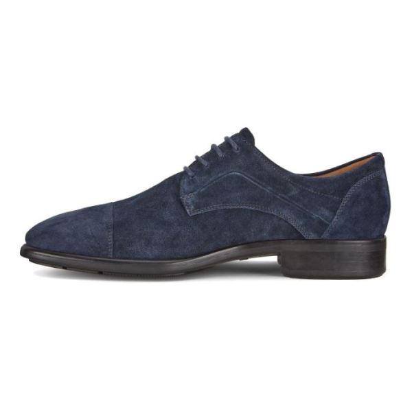 ECCO SHOES -CITYTRAY MEN'S CAP TOE-NIGHT SKY