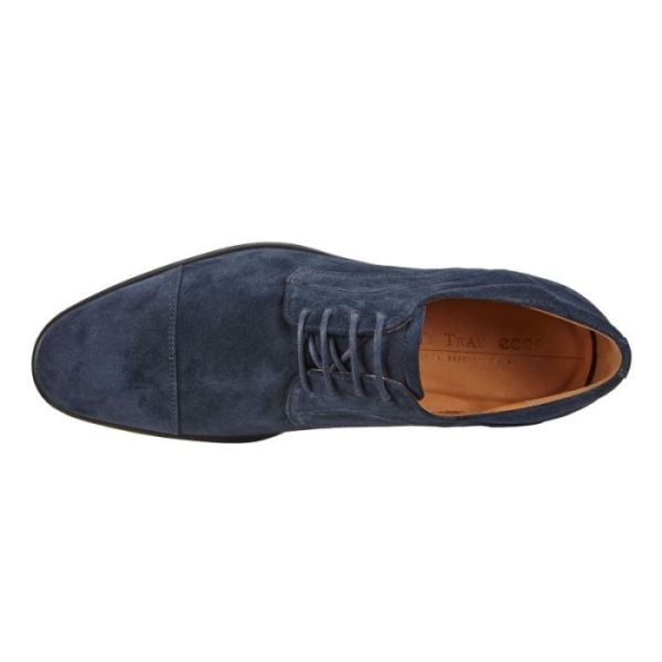 ECCO SHOES -CITYTRAY MEN'S CAP TOE-NIGHT SKY