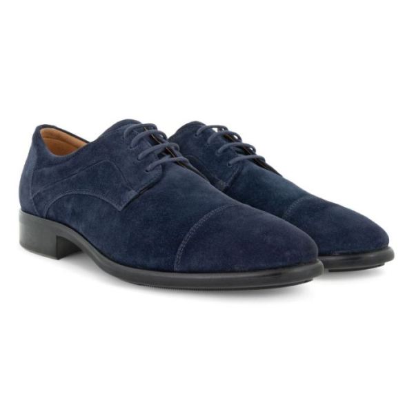 ECCO SHOES -CITYTRAY MEN'S CAP TOE-NIGHT SKY