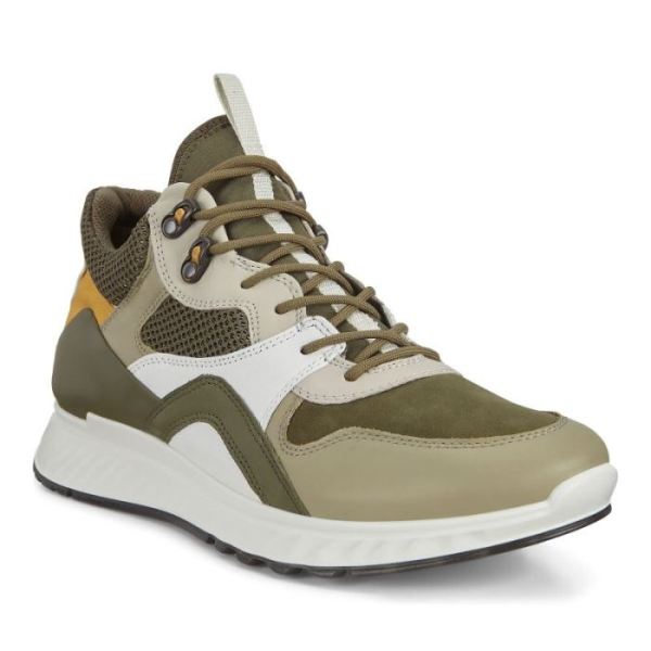 ECCO SHOES -ST.1 MEN'S ANKLE BOOT-MULTICOLOR SAGE