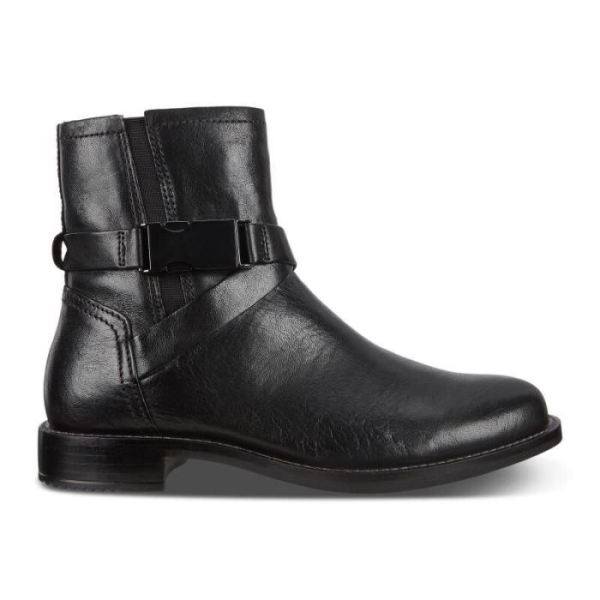 ECCO SHOES -SARTORELLE 25 WOMEN'S BUCKLED BOOT-BLACK