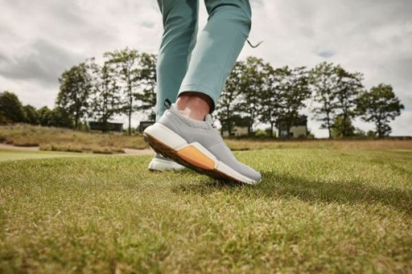 ECCO SHOES -MEN'S BIOM H4 GOLF SHOE-SILVER GREY