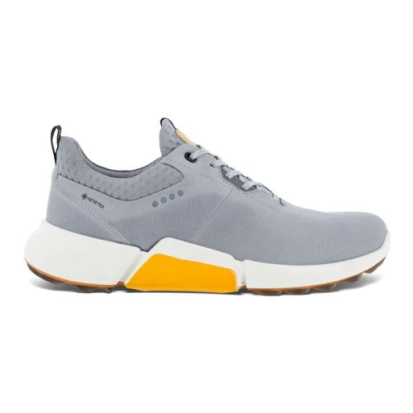 ECCO SHOES -MEN'S BIOM H4 GOLF SHOE-SILVER GREY