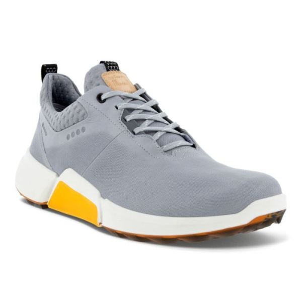 ECCO SHOES -MEN'S BIOM H4 GOLF SHOE-SILVER GREY