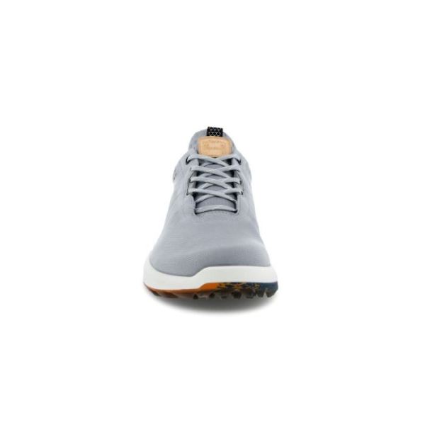 ECCO SHOES -MEN'S BIOM H4 GOLF SHOE-SILVER GREY