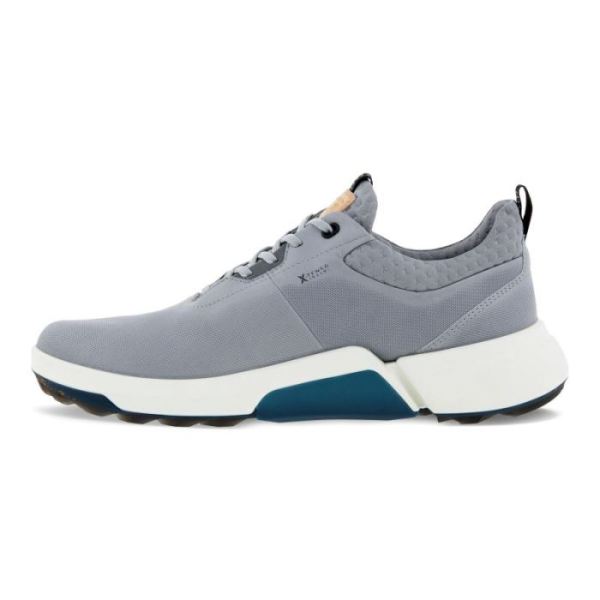 ECCO SHOES -MEN'S BIOM H4 GOLF SHOE-SILVER GREY