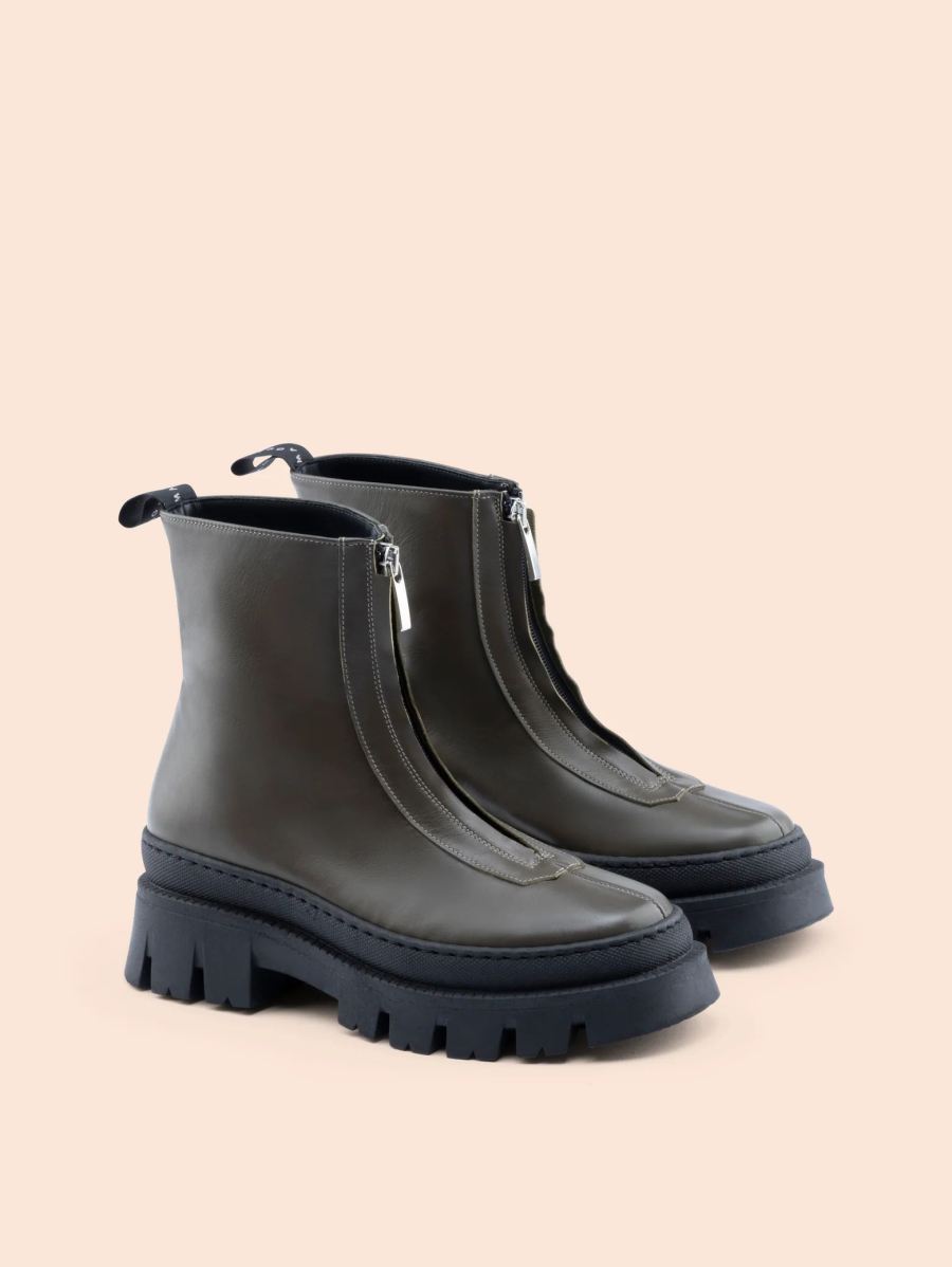 Maguire | Women's Lana Olive Boot Front-Zip Boot | Special Offer