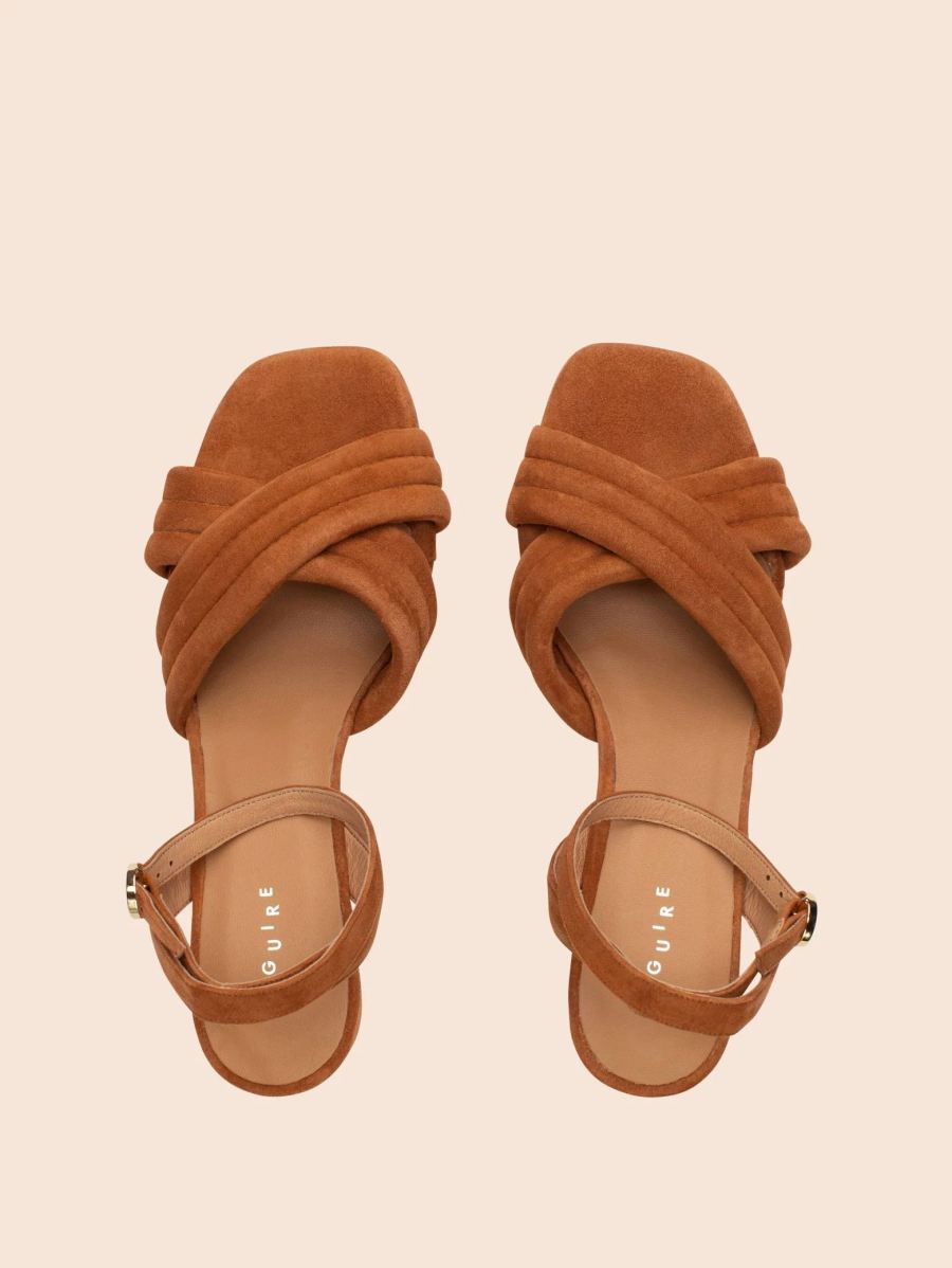 Maguire | Women's Adria Cognac Heel Last Units | Special Offer