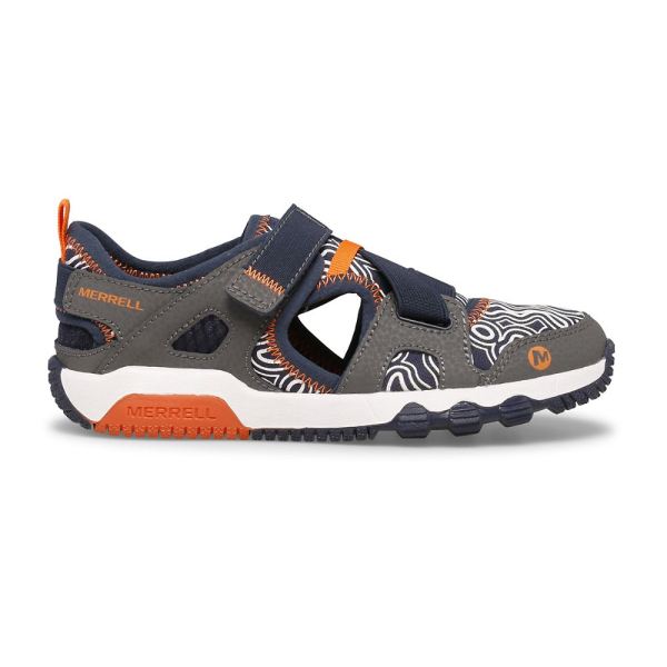 Merrell | Hydro Free Roam Chroma Monarch Sandal-Grey/Navy