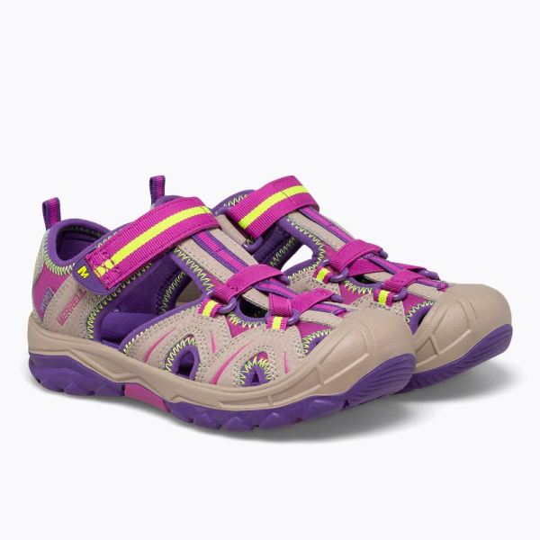Merrell |  Hydro Sandal-Tan/Purple