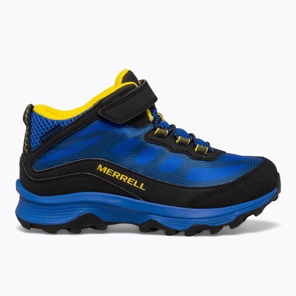 Merrell | Moab Speed Mid A/C Waterproof-Black/Royal/Yellow