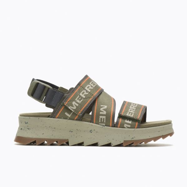 Merrell | Alpine Cush Backstrap-Olive Logo