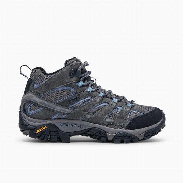 Merrell | Moab 2 Mid Waterproof Wide Width-Granite