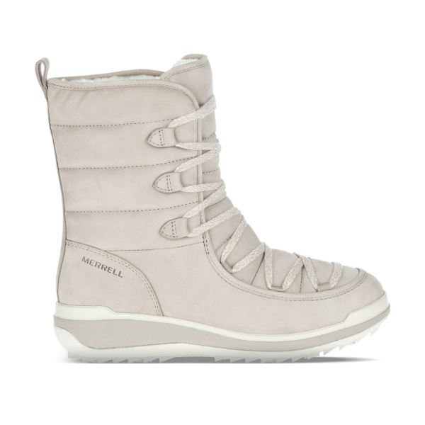 Merrell | Snowcreek Cozy Leather Polar Waterproof-Moon