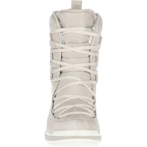 Merrell |  Snowcreek Cozy Leather Polar Waterproof-Moon