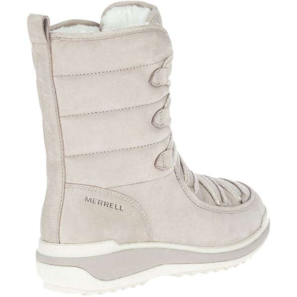Merrell |  Snowcreek Cozy Leather Polar Waterproof-Moon