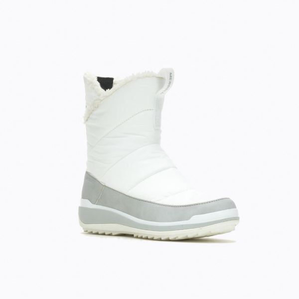 Merrell |  Snowcreek Sport Mid Zip Polar Waterproof-White