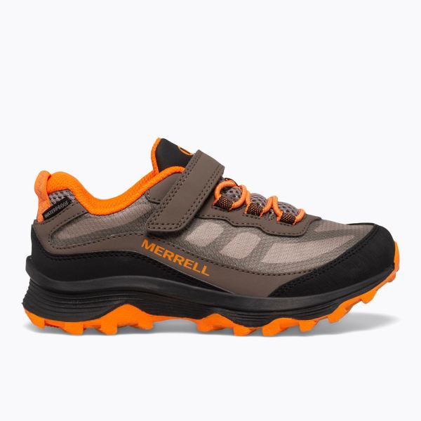 Merrell |  Moab Speed Low A/C Waterproof-Gunsmoke/Black/Orange