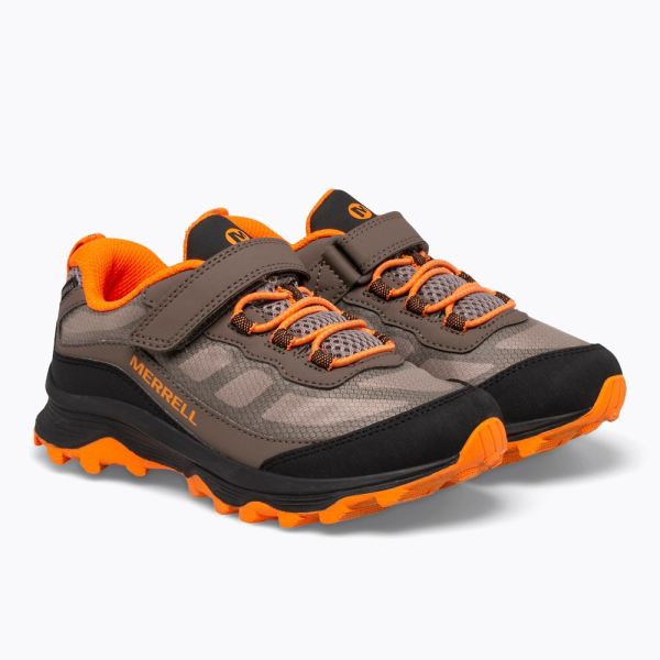 Merrell |  Moab Speed Low A/C Waterproof-Gunsmoke/Black/Orange