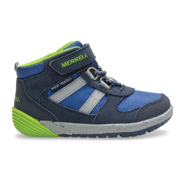 Merrell | Bare Steps® Ridge Jr Hiker-Navy/Green