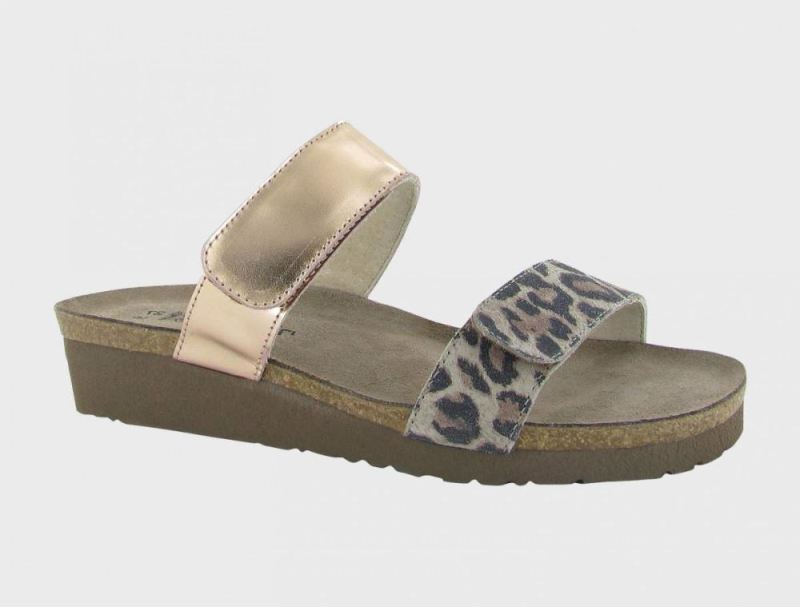 Naot | Althea-Cheetah Suede / Rose Gold Lthr