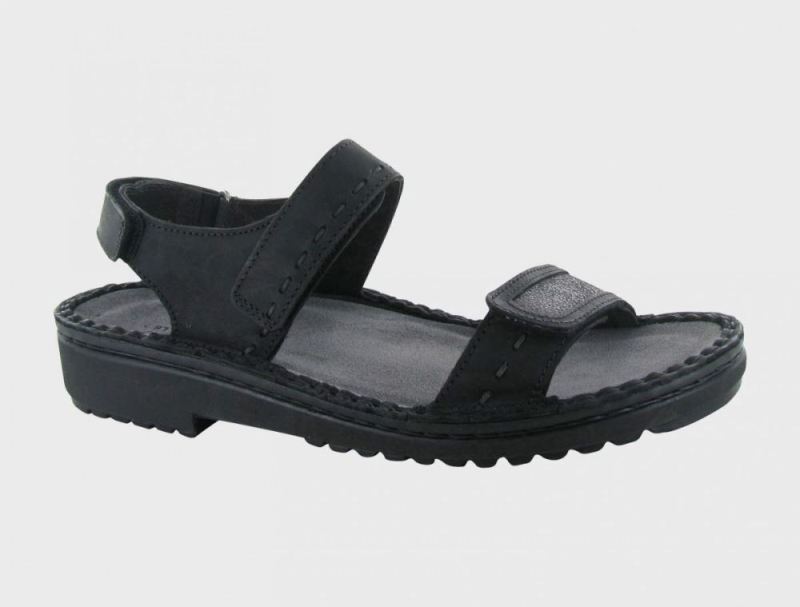 Naot | Benya-Oily Coal Nubuck / Gray Shimmer