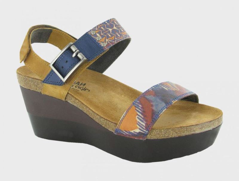 Naot | Alpha-Oily Dune / Yellow Blue Print