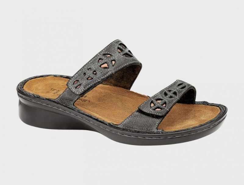 Naot | Cornet-Reptile Gray Lthr / Glass Brown
