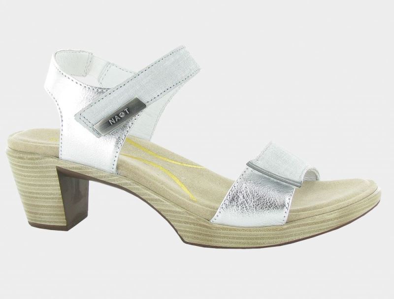Naot | Intact-Gray Linen Lthr / Soft Silver Lthr / Sterling Lthr