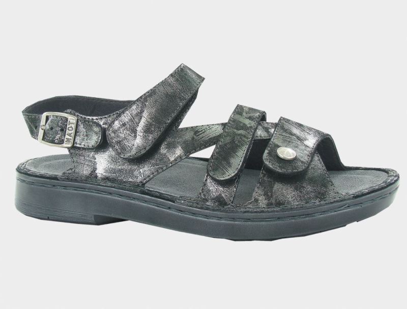 Naot | Fleur-Metallic Onyx Lthr