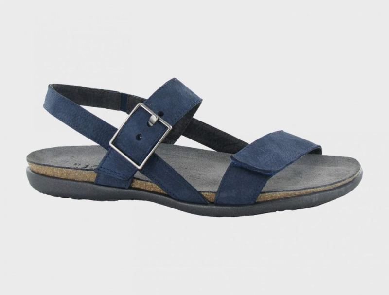 Naot | Norah-Navy Velvet Nubuck