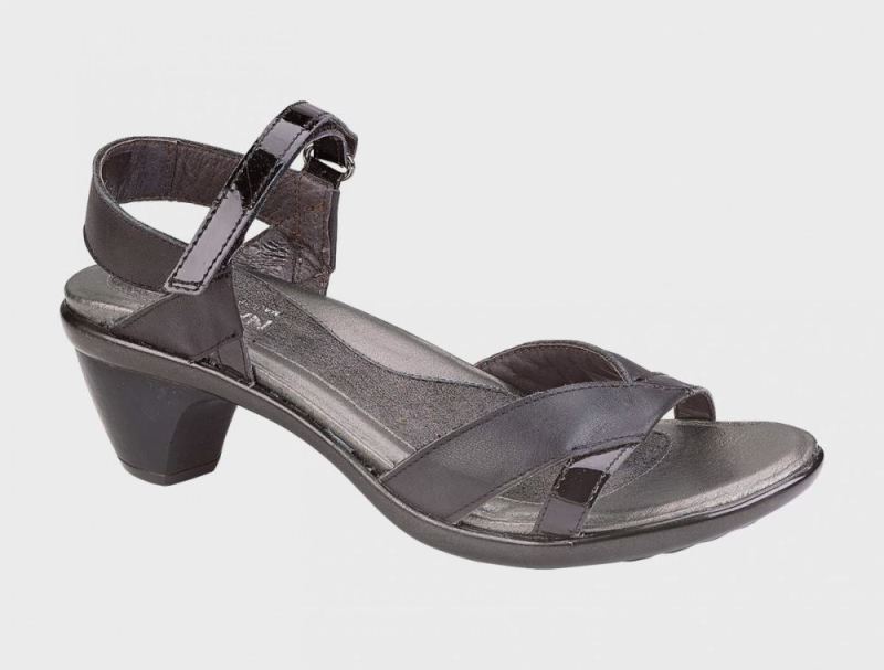 Naot | Cheer-Jet Black Lthr / Black Patent Lthr