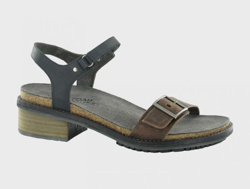 Naot | Boho-Crazy Horse Lthr / Oily Coal Nubuck