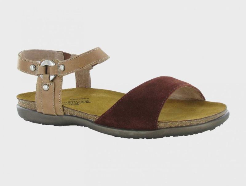 Naot | Sabrina-Rust Suede / Latte Brown Lthr
