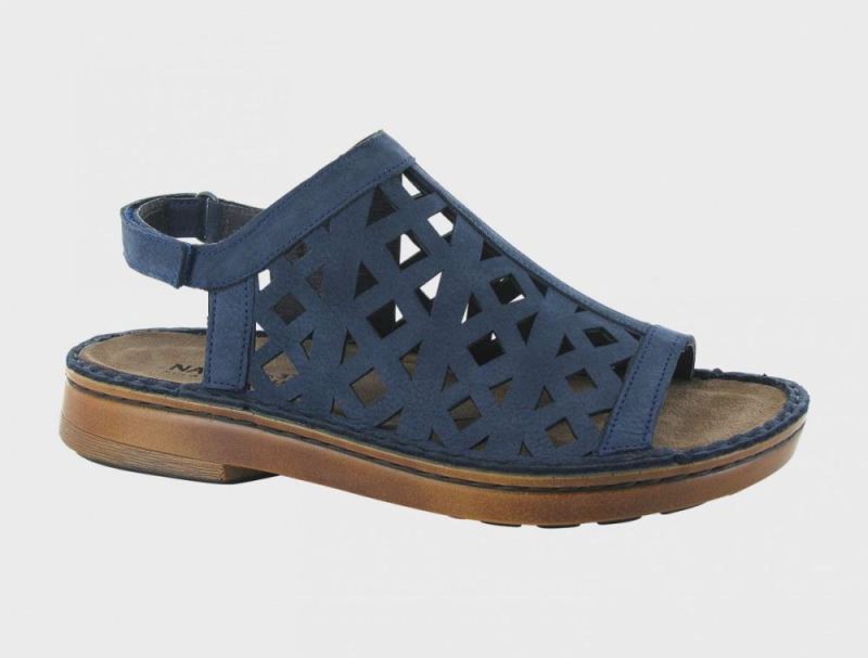 Naot | Amadora-Navy Velvet Nubuck
