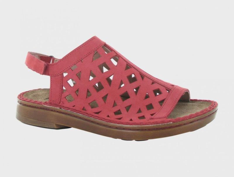 Naot | Amadora-Brick Red Nubuck