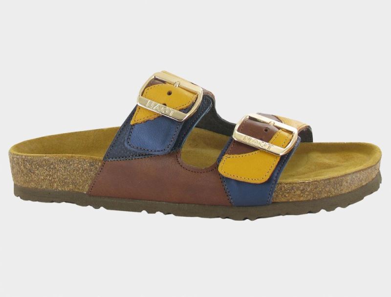 Naot | San Diego-Soft Chestnut Lthr / Marigold Lthr / Soft Ink Lthr / Polar Sea Lthr