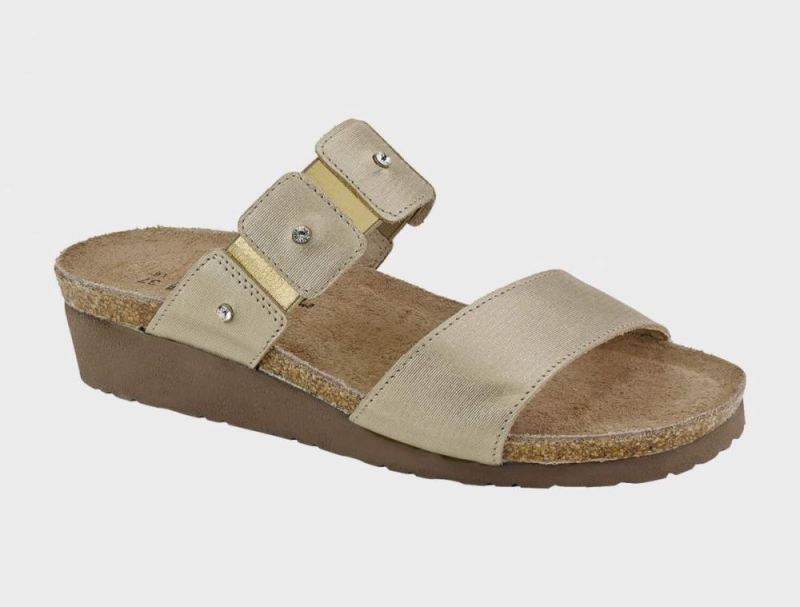 Naot | Ashley-Gold Threads Leather