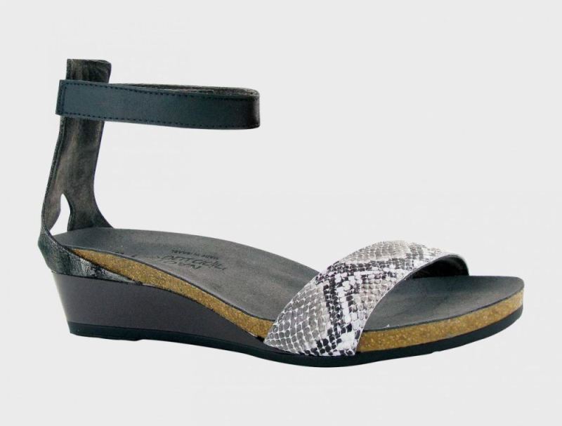 Naot | Pixie-Gray Cobra Lthr / Metallic Onyx Lthr / Black Luster Lthr
