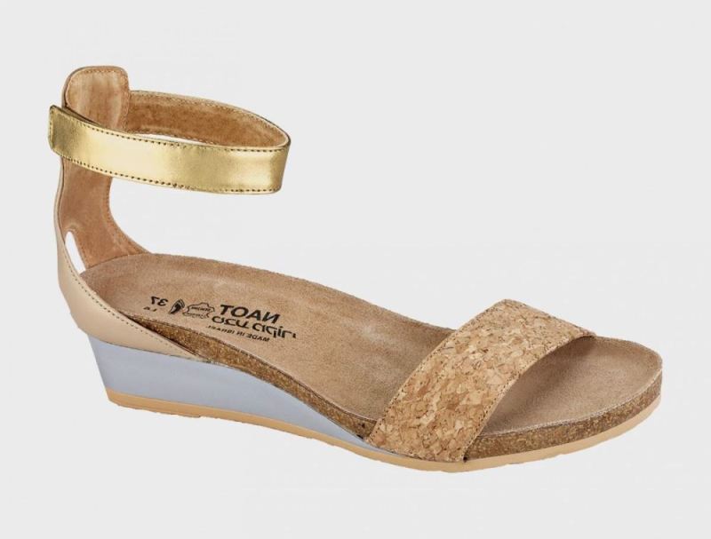 Naot | Pixie-Cork / Champagne / Gold