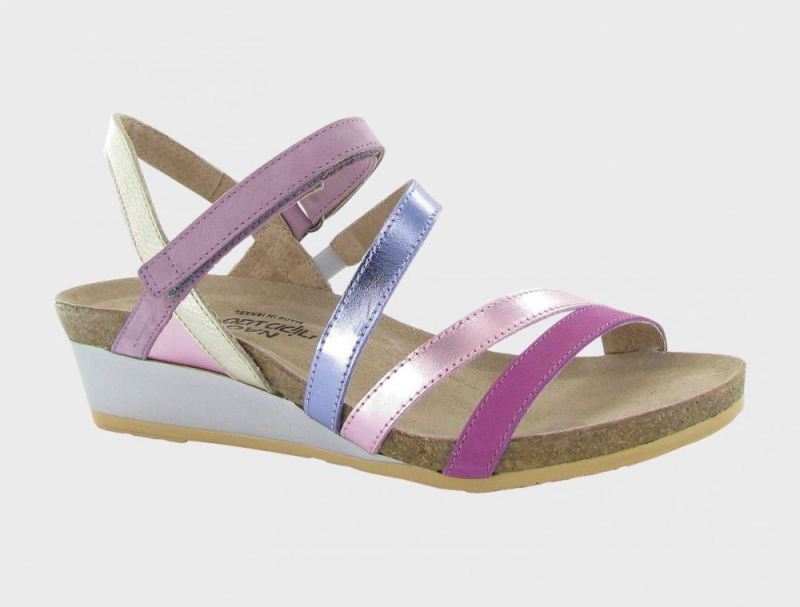 Naot | Hero-Pink Plum Nubuck / Pink Mirror Lthr / Purple Mirror Lthr / Lilac Nubuck / Radiant Gold Lthr
