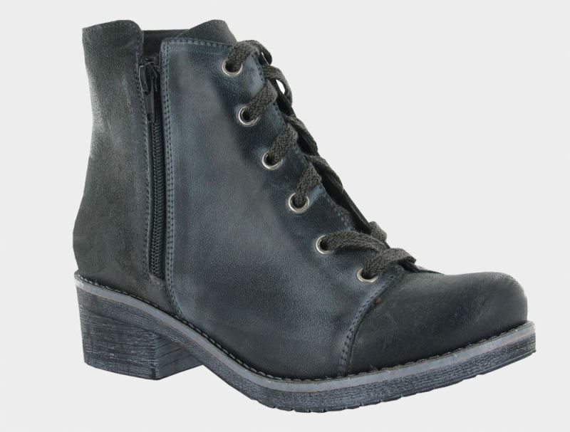 Naot | Groovy-Oily Midnight / Vintage Ash Leather