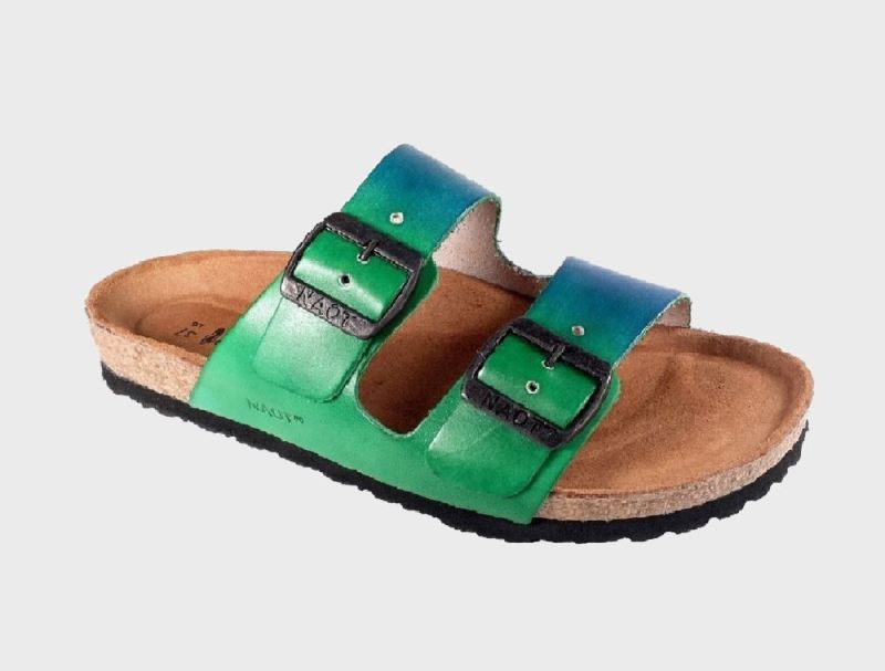 Naot | Santa Barbara Womens-Green Blue Leather
