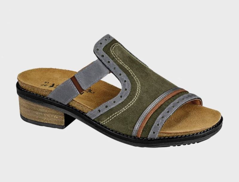 Naot | Nifty-Oily Olive / Vintage Smoke / Latte Brown