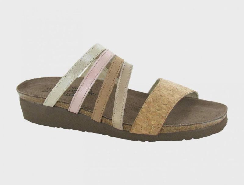 Naot | Peyton-Cork / Metallic / Nude Combo